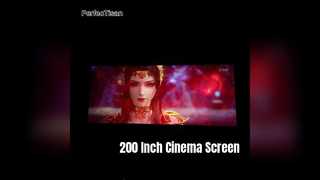 200 Inch Fixed Frame Projection Screen Big Picture
