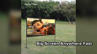 Outdoor Projector Screen 100 120 Inch Portable